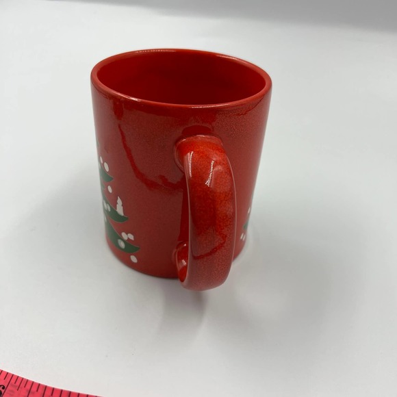 Vintage Christmas Holiday Coffee Mug Cup Waechtersbach Germany Decorated Tree - Picture 4 of 8